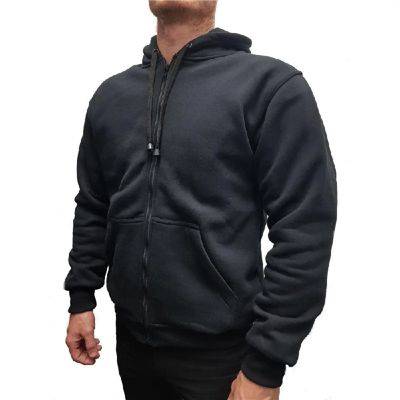 Mountain bike arm-TENTENTHS HOODIE - BLACK