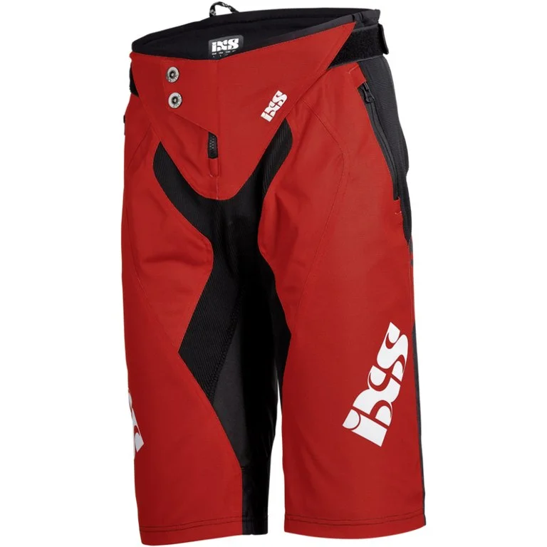 Bicycle rack strap-IXS Vertic 6.1 Mens Shorts Large- 34” Waist Red Quick Dry