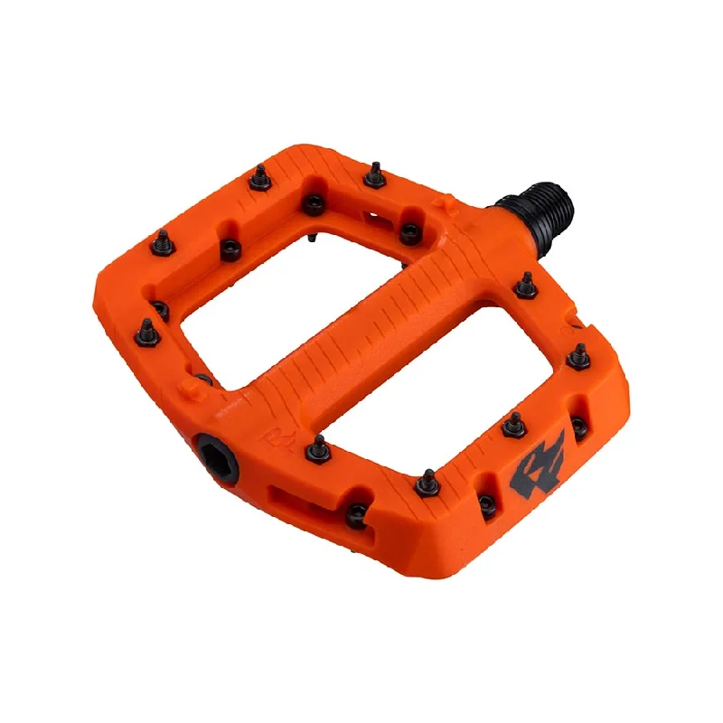 Road bike chainclip-RaceFace Chester Pedals - Platform Composite 9/16" Small Orange