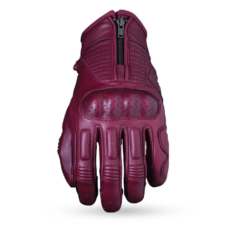 Bicycle fix pad-FIVE KANSAS LADIES GLOVES - BURGUNDY