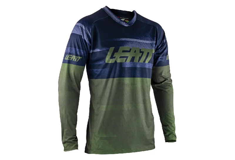 Cycling sleeve clip-Leatt Jersey Mtb Long 2.0 Xl Cactus