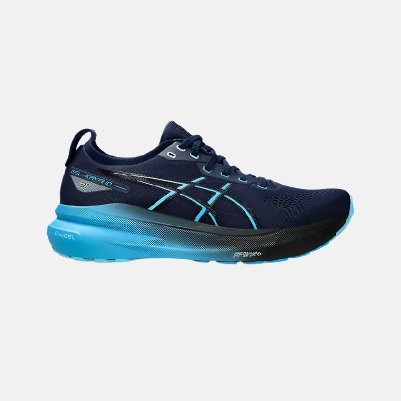 Bike wheel pad-Asics Gel-Kayano 31 Men's Running Shoes -Blue Expanse/Digital Aqua