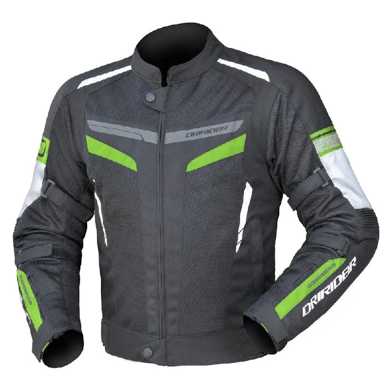 Road bike cog-DRIRIDER AIR-RIDE 5 JACKET - BLACK/GREEN