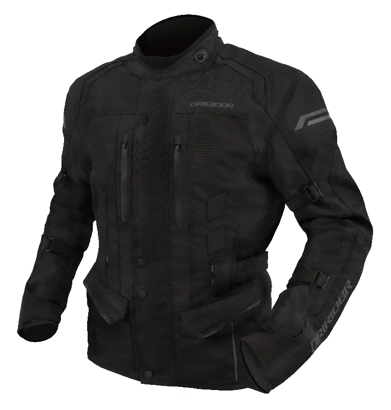 Bicycle speed clip-DRIRIDER COMPASS 4 JACKET - BLACK/DARK GREY