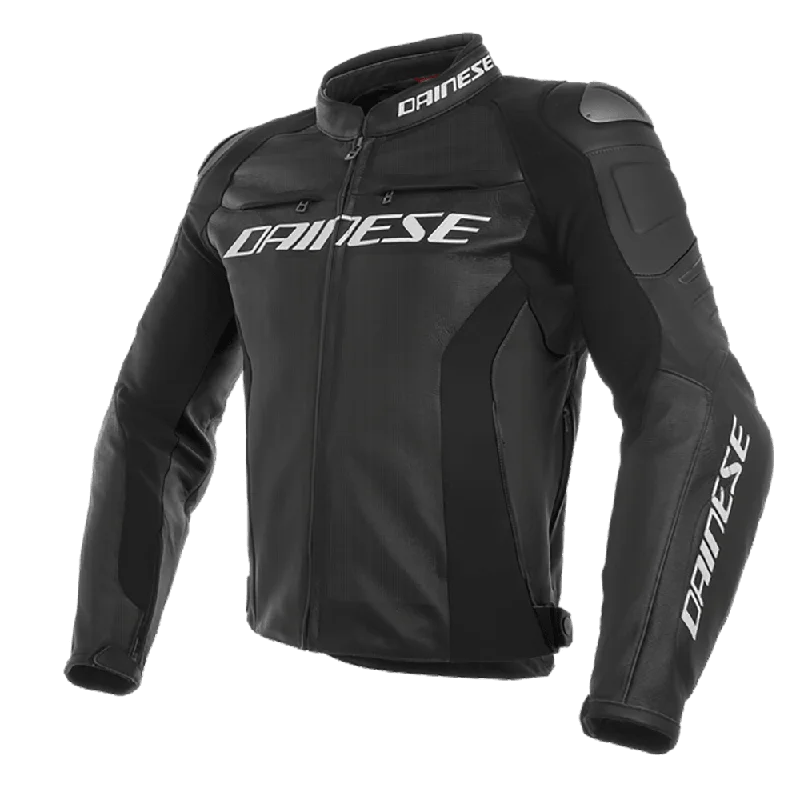 Bicycle lights clip-DAINESE RACING 3 PERFORATED JACKET - BLACK