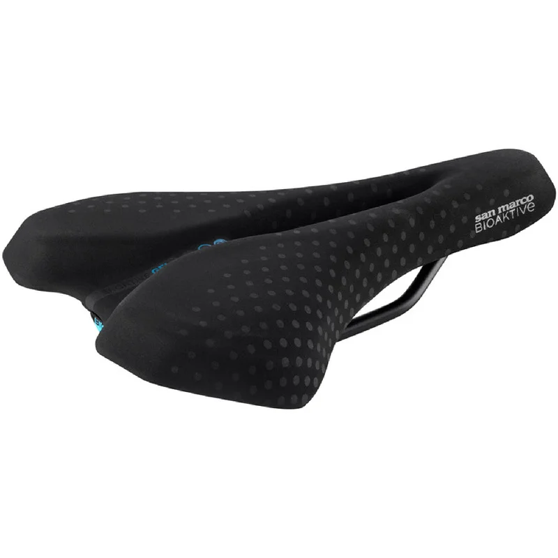 Bicycle helmet pad-Sella San Marco Bioaktive Sportive Open-Fit Gel - Nero