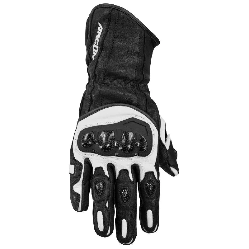 Mountain bike arm-ARGON RUSH GLOVES LADIES - BLACK/WHITE