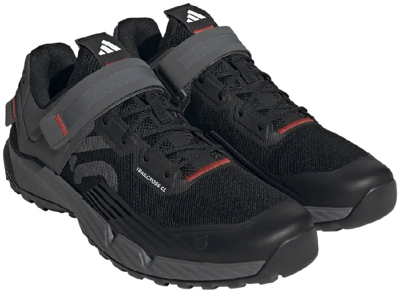 Bike wheel clip-Five Ten Trailcross Mountain Clipless Shoes - Mens Core BLK/Gray Three/Red 14