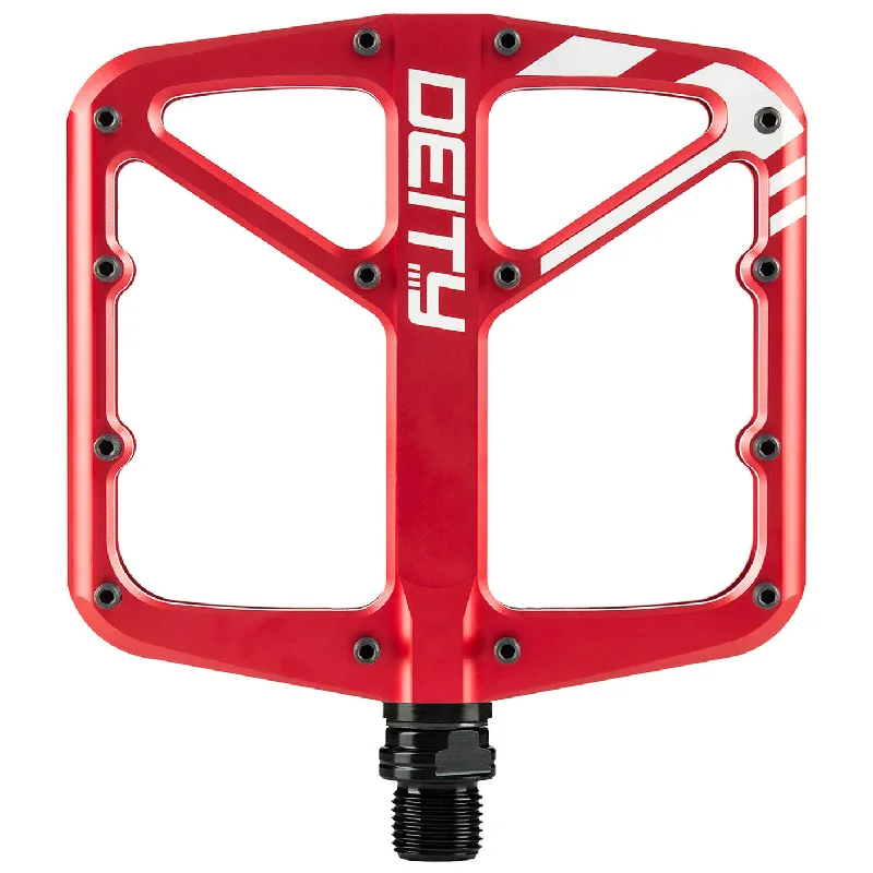 Cycling scarf pad-Deity Supervillain Pedals Red