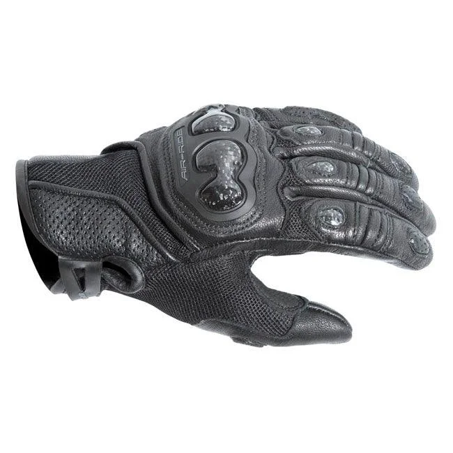 Bicycle derailleur pad-DRIRIDER AIR-RIDE 2 SHORT CUFF LADIES GLOVES - BLACK