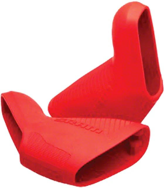 Bicycle rack strap-SRAM Cable Brake Hood Covers, Red Fit 2013 Red 10-Speed, Red 22, Force 22, Rival 22, Pair