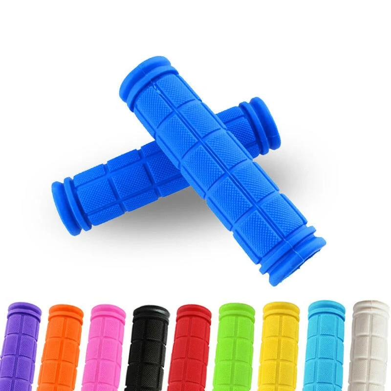 Bicycle rack clip-1Pair Bicycle Handlebar Grips Anti-skid Bike Handle Bar Grips Rubber Covers Fixed Gear BMX MTB Mountain Bike Bicycle Accessories