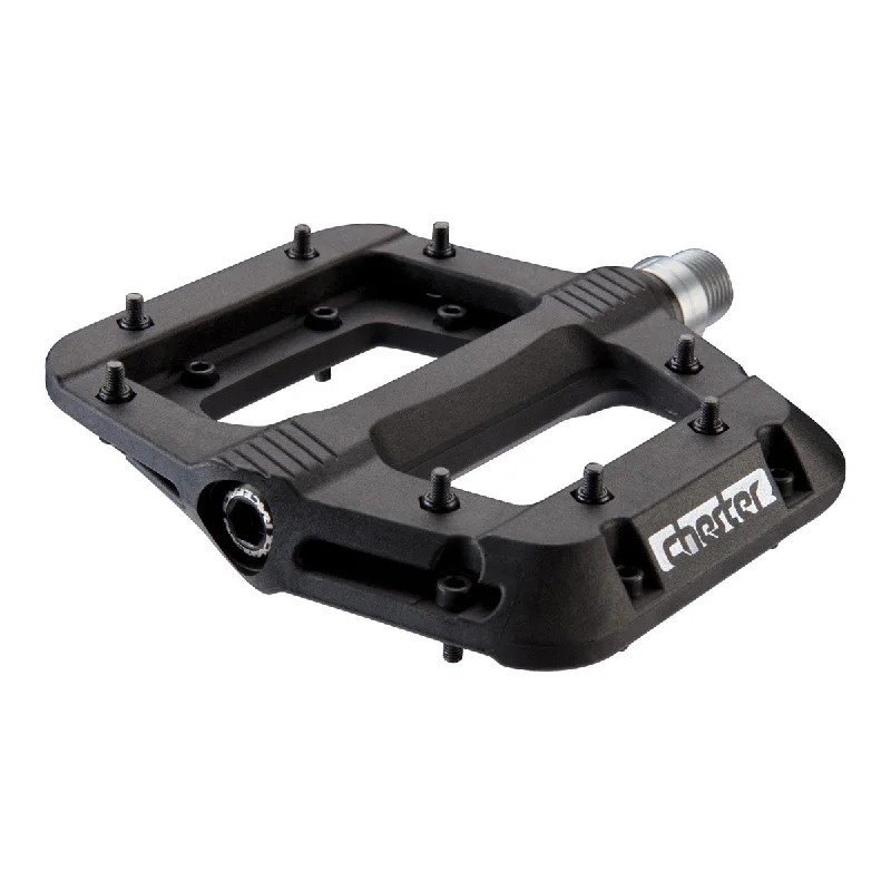 Road bike cog-Race Face Chester Pedals Black