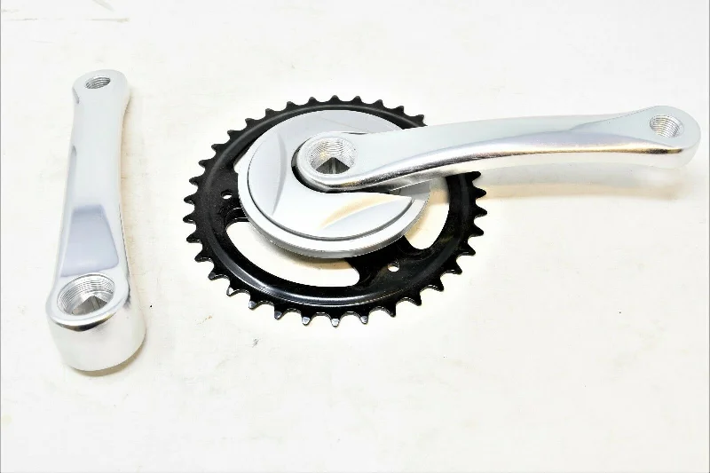 Bicycle rack strap-36 Teeth Chainwheel Crank Set Short Arm 152mm Alloy 1/8" Single Speed Crankset