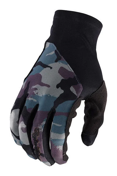 Cycling arm strap-Troy Lee Designs Flowline MTB Glove - Camo - Army Green - 2023