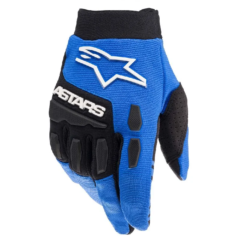 Cycling vest strap-ALPINESTARS 2024 FULL BORE GLOVES YOUTH - BLUE/BLACK