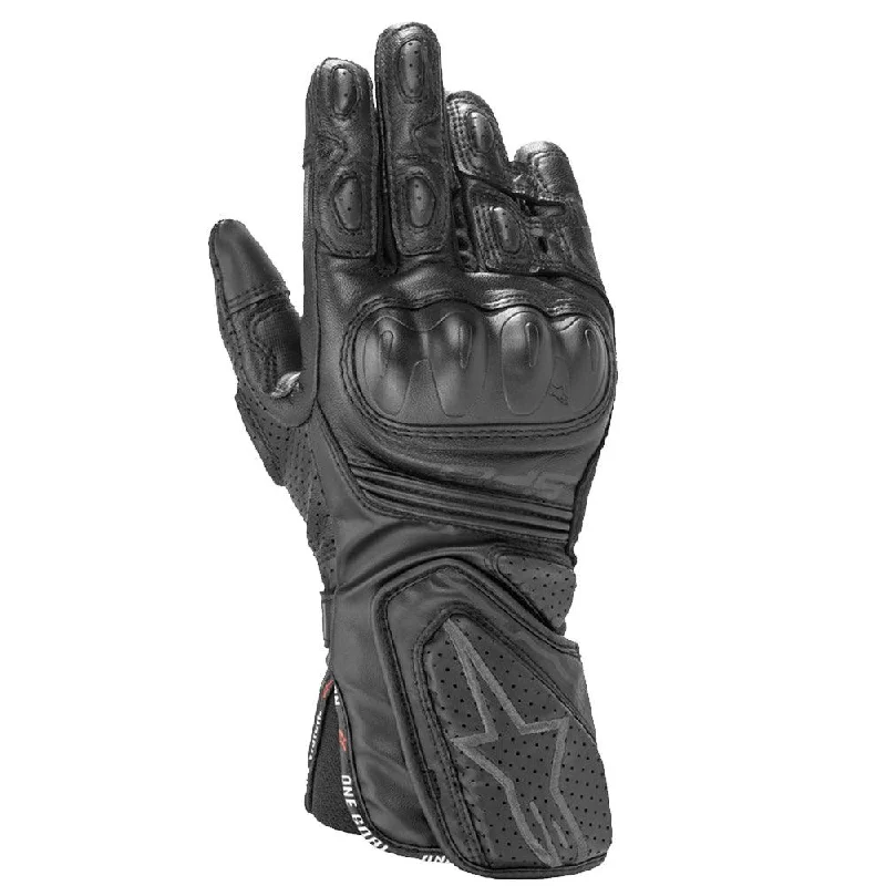 Mountain bike bar-ALPINESTARS STELLA SP8 V3 LEATHER GLOVES - BLACK