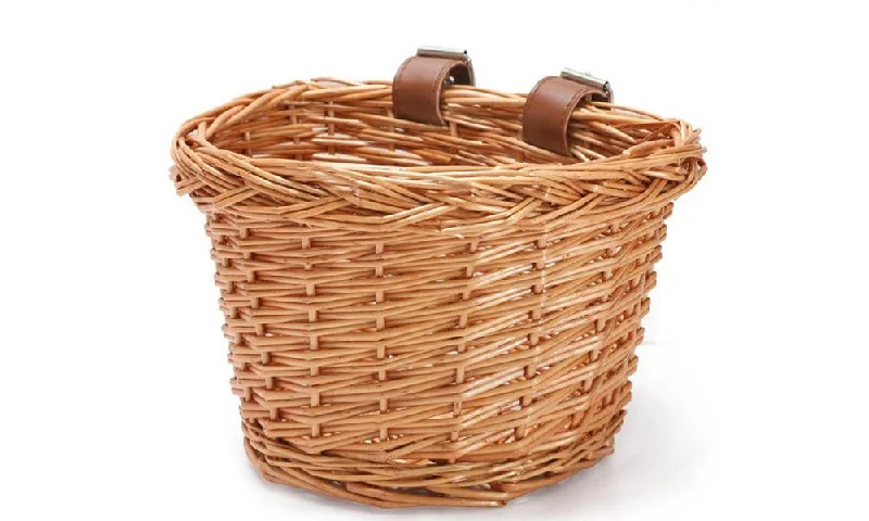 Cycling layer pad-JOYSTAR Kids Bike Basket Wicker Basket for Kids Bike, Cruiser Bike