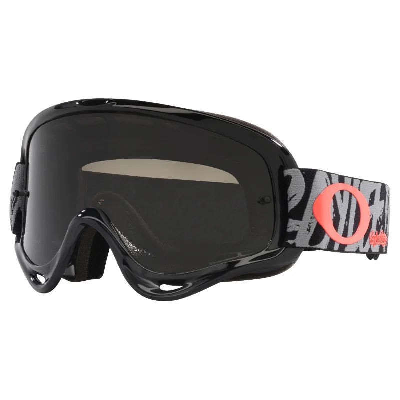 Cycling cap thin-OAKLEY O-FRAME GOGGLES - TROY LEE DESIGNS PAINTED BLACK (DARK GREY)