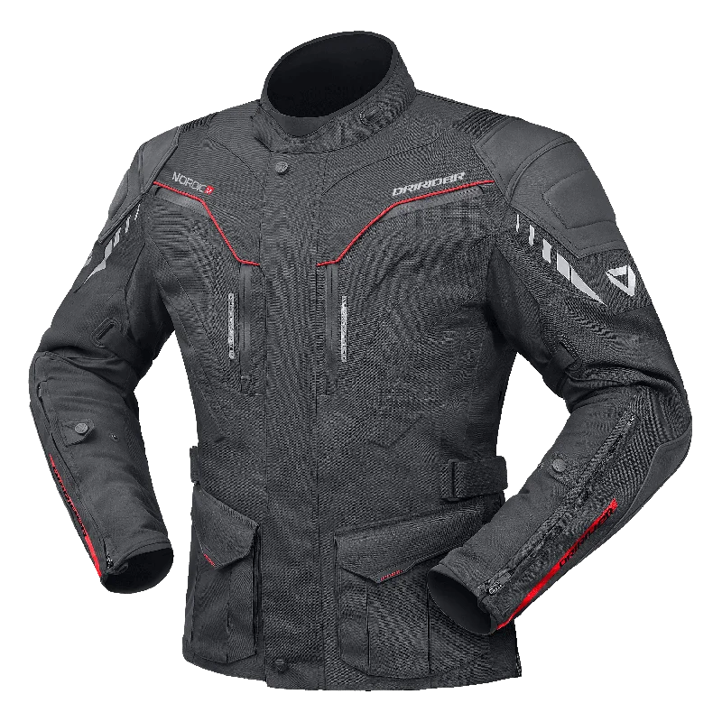 Bike chain spray-DRIRIDER WOMENS NORDIC V JACKET - BLACK/BLACK