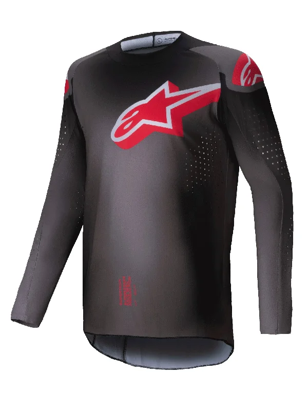 Mountain bike bag-ALPINESTARS 2025 SUPERTECH LIPAN JERSEY - SMOKE BRIGHT RED