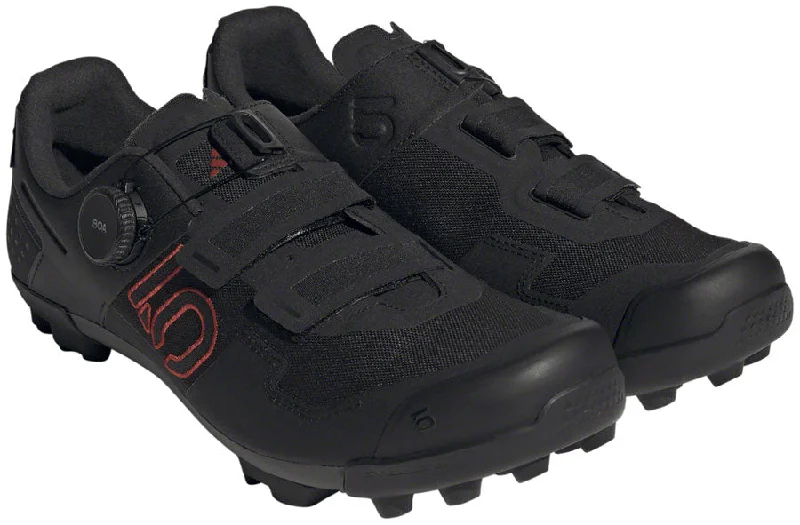 Bicycle lock pad-Five Ten Kestrel BOA Mountain Clipless Shoes - Mens Core BLK/Gray Six/Gray Four 7