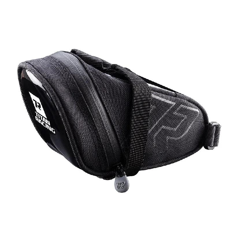 Cycling rain clip-Titan Stealth Port Saddle Bag Black