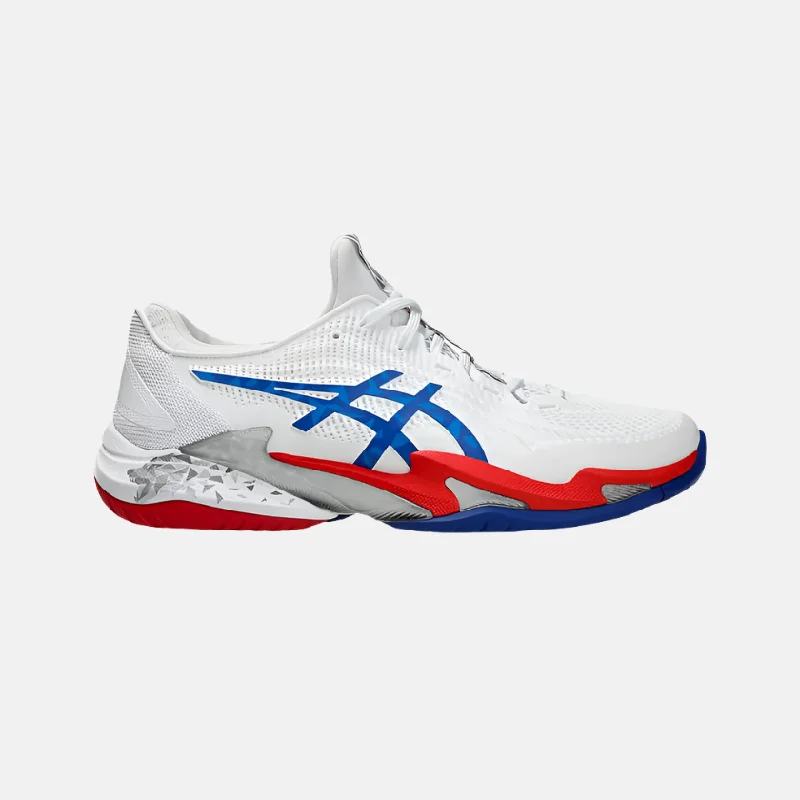 Bike wheel clip-Asics Court FF 3 Novak Paris Men's Tennis Shoes -White/Asics Blue