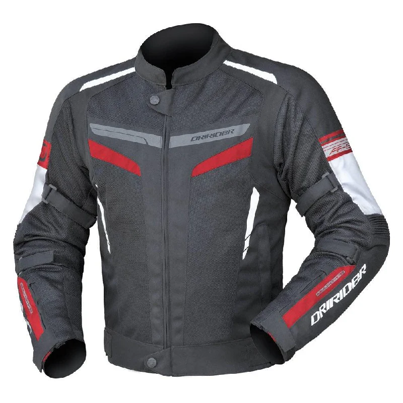 Bicycle tail clip-DRIRIDER AIR-RIDE 5 JACKET - BLACK/RED