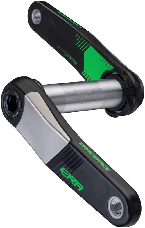 Cycling tape clip-RaceFace ERA Crankset - 175mm Direct Mount 136mm Spindle CINCH Interface Carbon Green