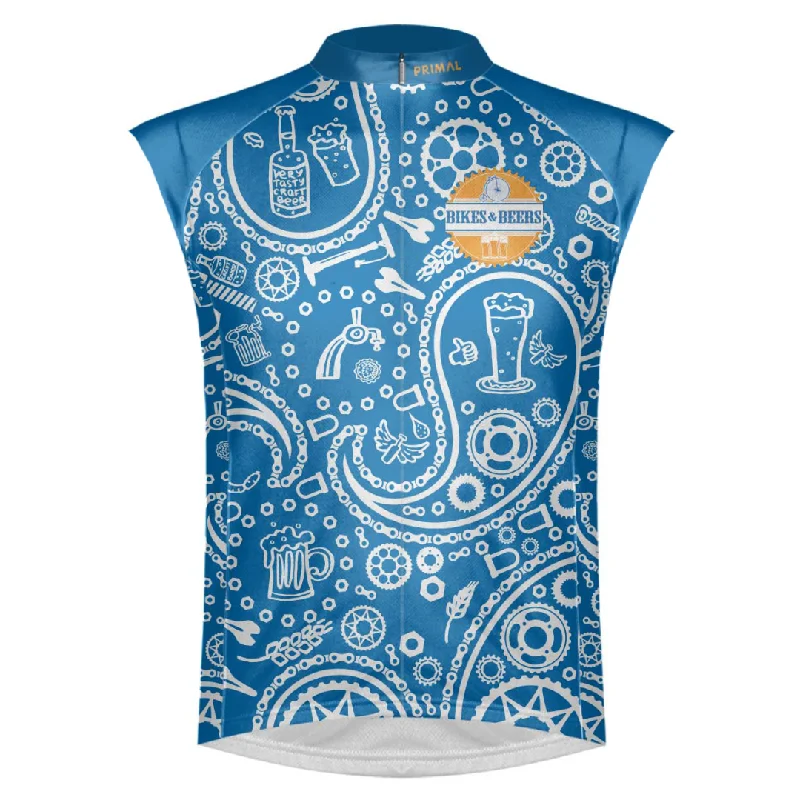 Bicycle gear strap-Paisley Chain Sleeveless Jersey