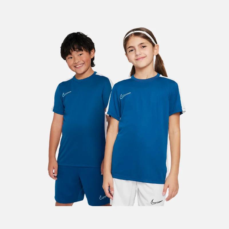 Bicycle bar clip-Nike Dri-FIT Academy23 Kids' Football Top -Court Blue/White/Aquarius Blue