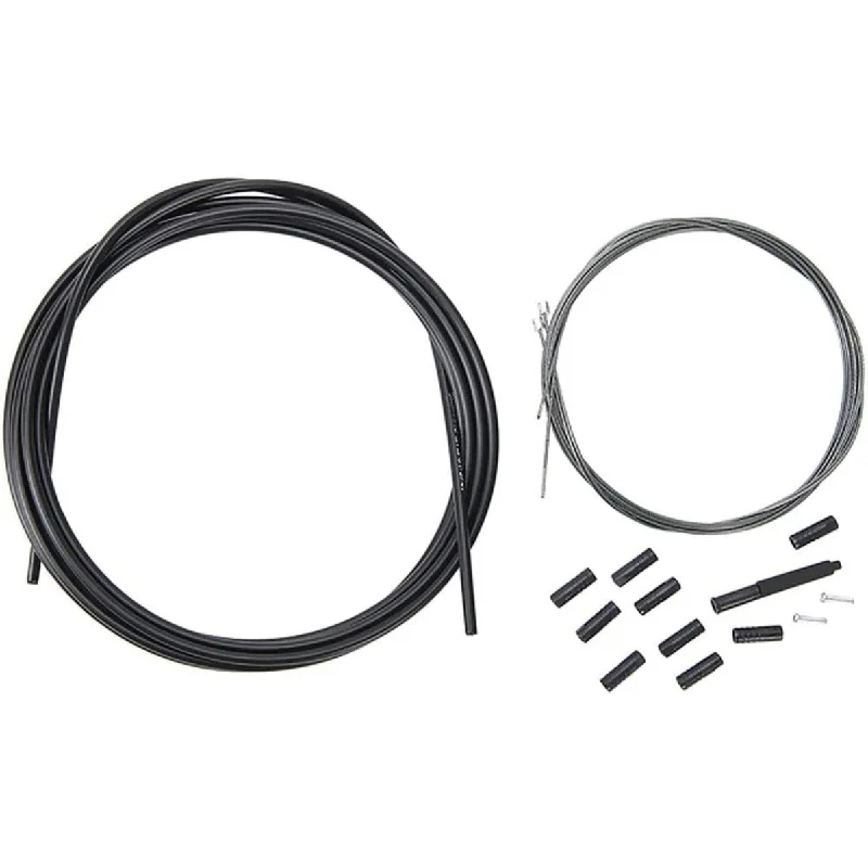 Mountain bike rim-Shimano MTB Shift Cable Set (Optislick, Front/Rear Derailleur)