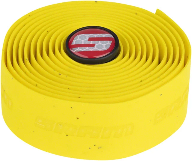 Bike horn clip-SRAM SuperCork Bar Tape - Yellow