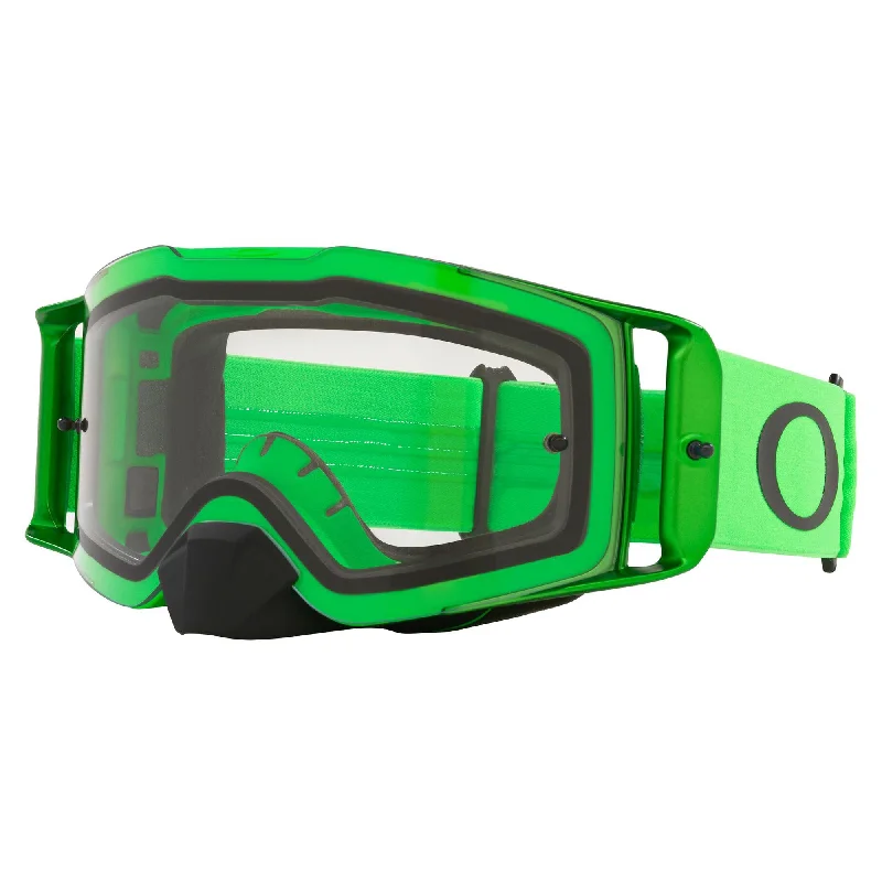 Bicycle kickstand pad-OAKLEY FRONT LINE GOGGLES - MOTO GREEN (CLEAR)