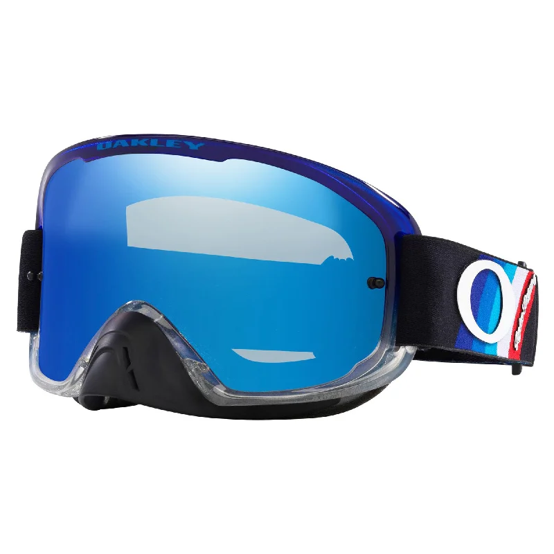 Road bike lever-OAKLEY O-FRAME 2.0 PRO GOGGLES - TROY LEE DESIGNS BLACK STRIPES (BLACK ICE IRIDIUM)