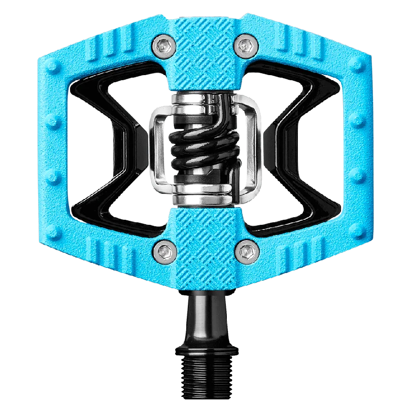 Bicycle chain strap-Crank Brothers Double Shot 2 Pedals Blue