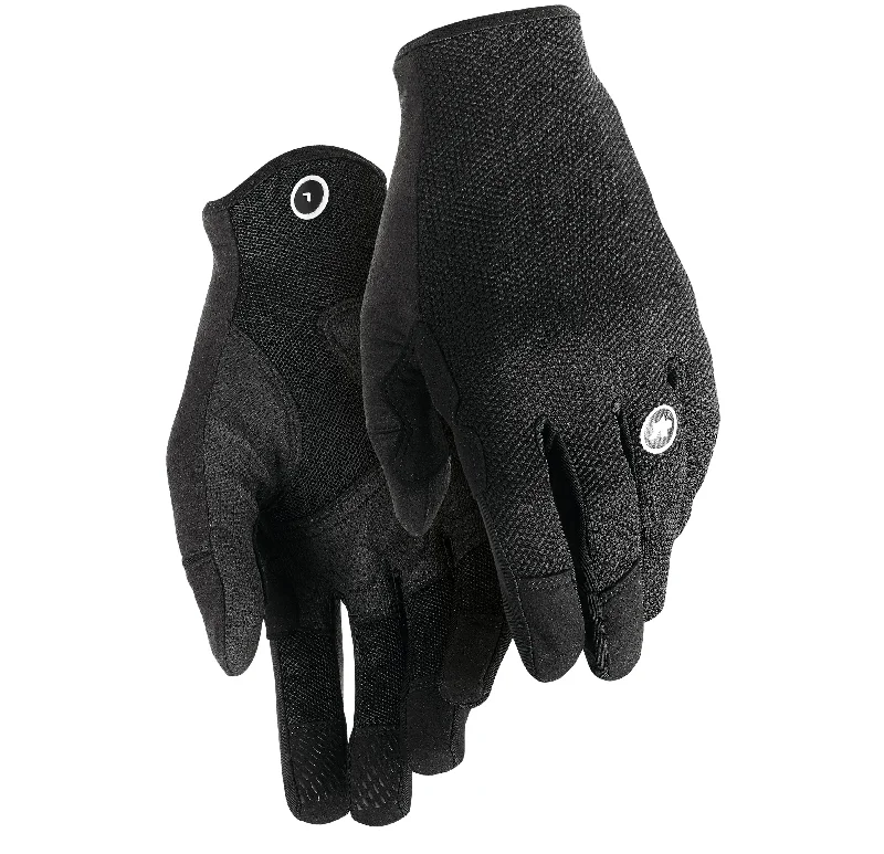 Bicycle fix strap-Assos Trail FF MTB Glove - Black