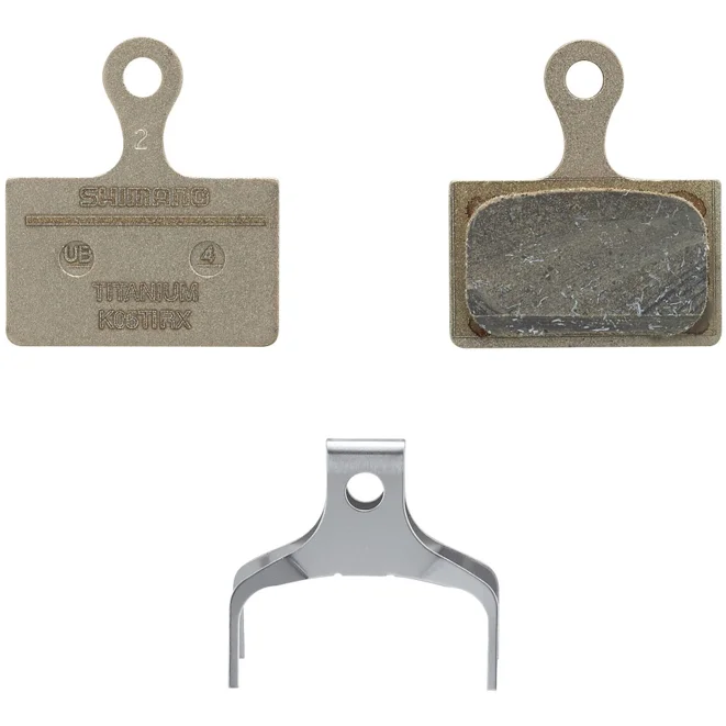 Bike frame clip-Shimano Disc Brake Pad Resin K05Ti-RX