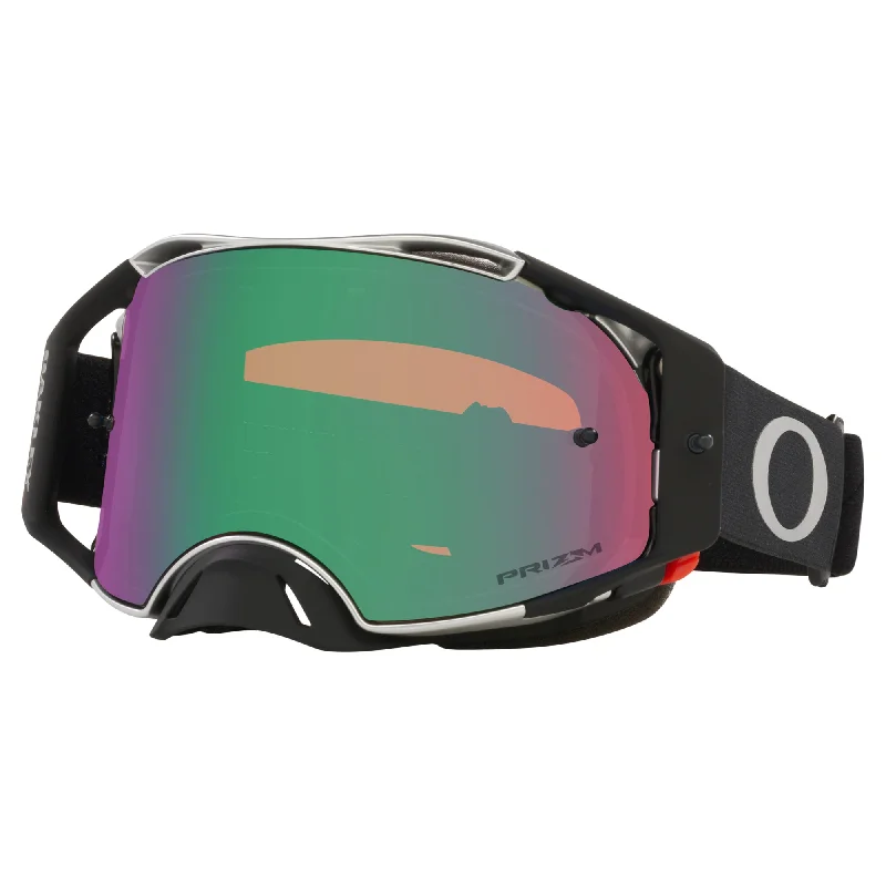 Bicycle gear strap-OAKLEY AIRBRAKE GOGGLES - TUFF BLOCKS GUNMETAL BALCK (PRIZM MX JADE)