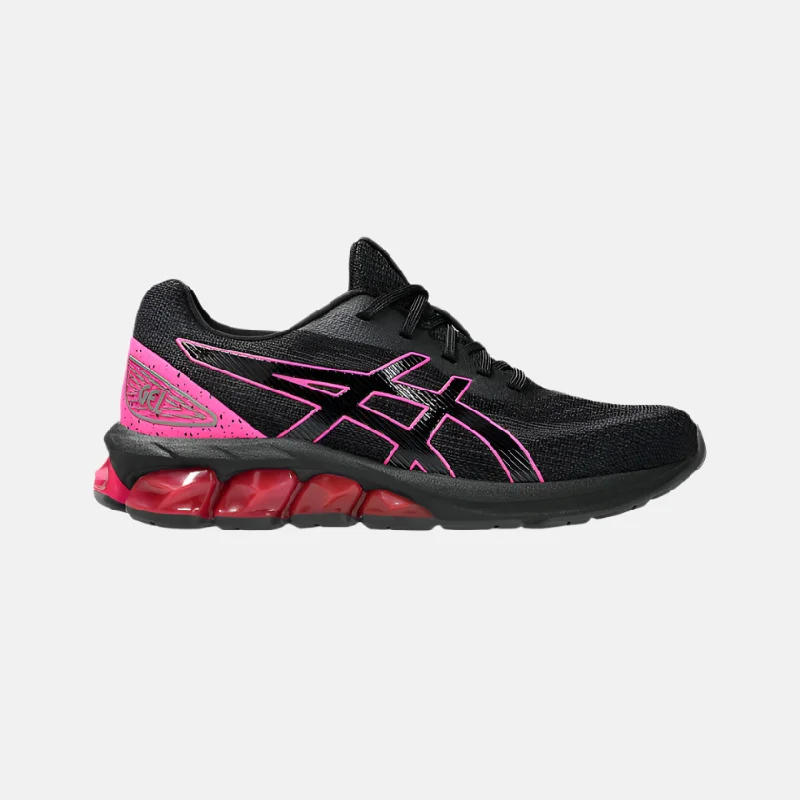 Cycling phone pad-Asics GEL-QUANTUM 180 VII Womens Running Shoes -Black/Pink Glo