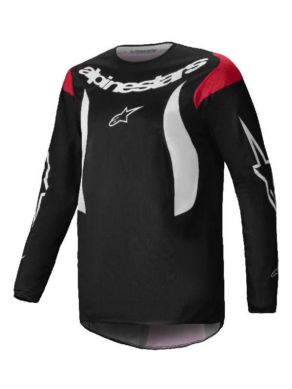 Bicycle gear strap-ALPINESTARS 2025 FLUID HAUL  JERSEY - BLACK WHITE