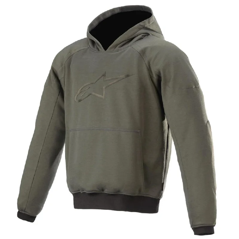 Cycling vest pad-ALPINESTARS AGELESS HOODIE - MILITARY GREEN