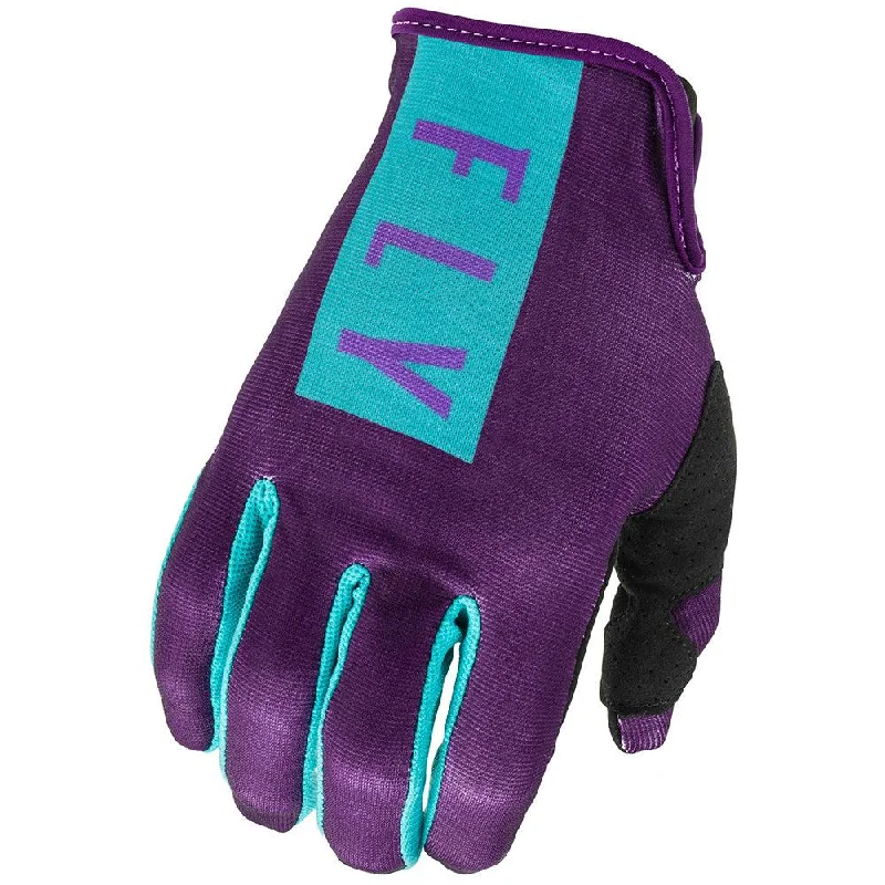 Bicycle chainstay pad-FLY LITE 2021 GLOVES - PURPLE/BLUE