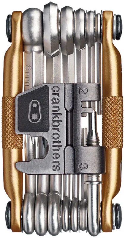 Bike frame clip-Crankbrothers Multi 19 Tool: Gold