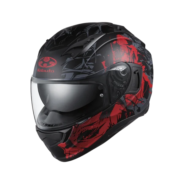 Road bike arm-KABUTO HIKARI TRUTH HELMET -  BLACK/RED