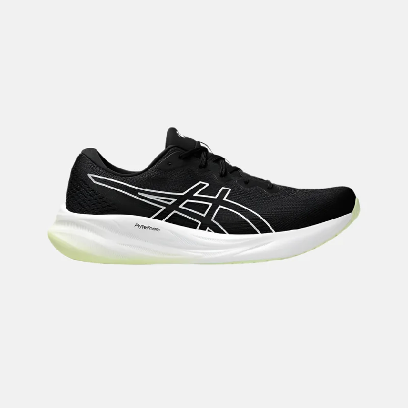 Road bike tube-Asics GEL-PULSE 15 Men's Running Shoes -Black/Pure Silver