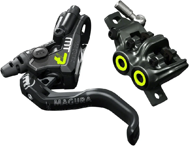 Bicycle gear clip-Magura MT7 Pro Disc Brake Lever - Front Rear Hydraulic Post Mount Tooled Reach Adjust BLK/Gray