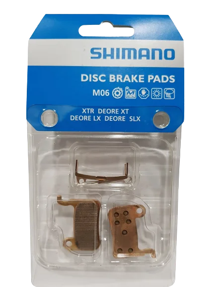 Road bike disc-SHIMANO Disc Brake Pad Metal M06 - BR-M965 METAL PAD (M06) & SPRING