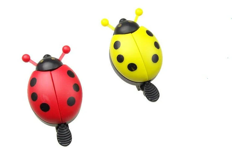 Bike wheel clip-Bicycle Bell Cartoon Beetle Ladybug Cycling Bell for Lovely Kids Bike Ride Horn Alarm Bicycle Accessories